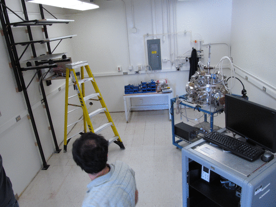 Time-lapse of our group assembling an adiabatic demagnetization refregerator (ADR).